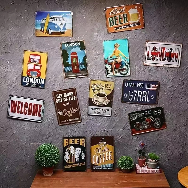 （2D Tin painting）Safety Sign 1 - Vaping Store recensie en prijs