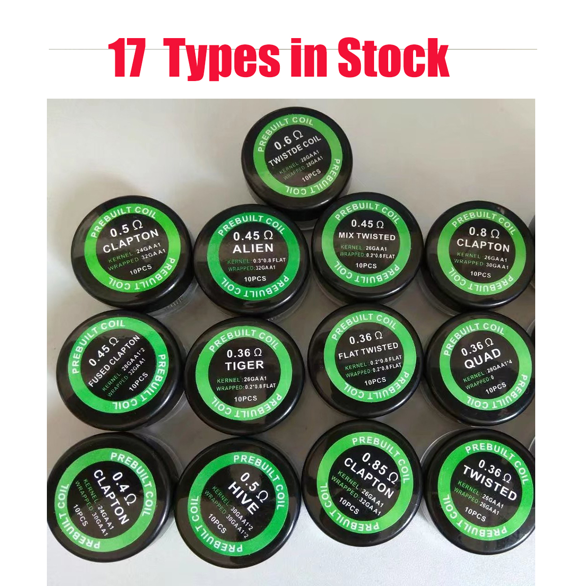 10Pcs/Box Fuse A1 Heating Wire - Clapton Wire Pre Built recensie en prijs