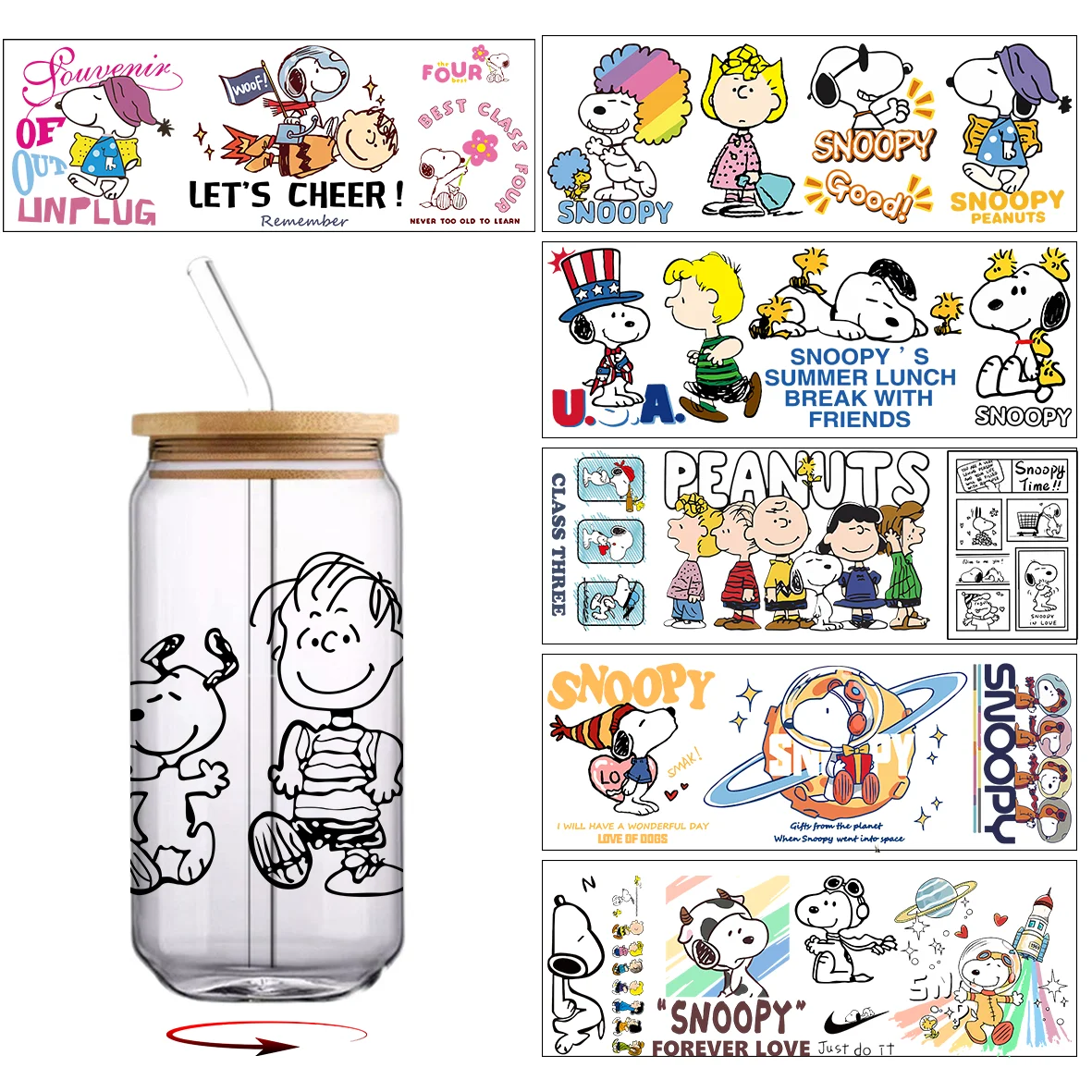 30*10cm Snoopy Series UV DTF C - Rdta Tank Glass recensie en prijs