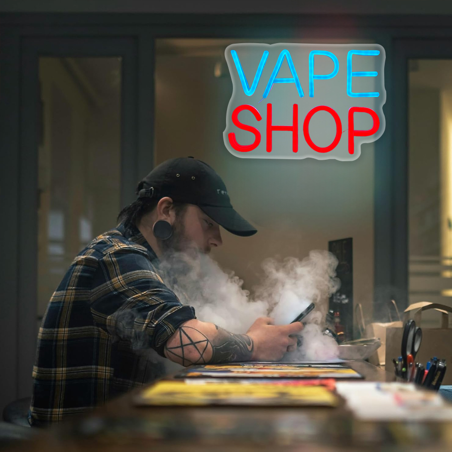 Vape Shop Neon Sign For Wall D - Vaping Shop recensie en prijs