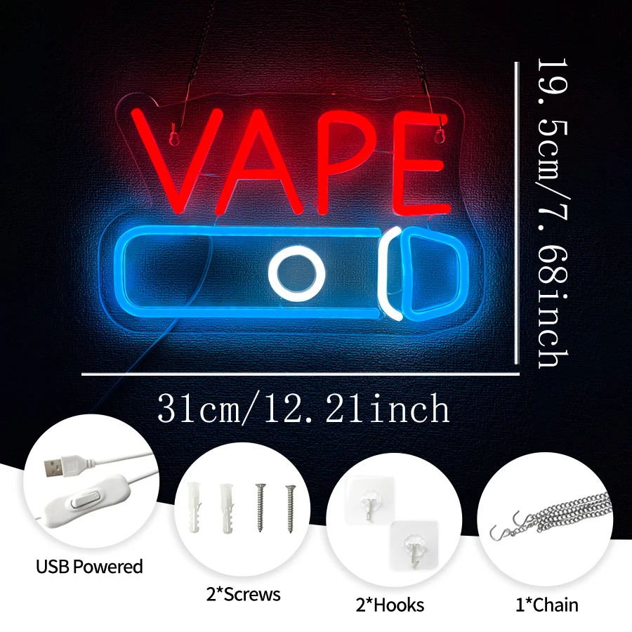 LED Neon Lights Business Windo - Vaping Shop recensie en prijs