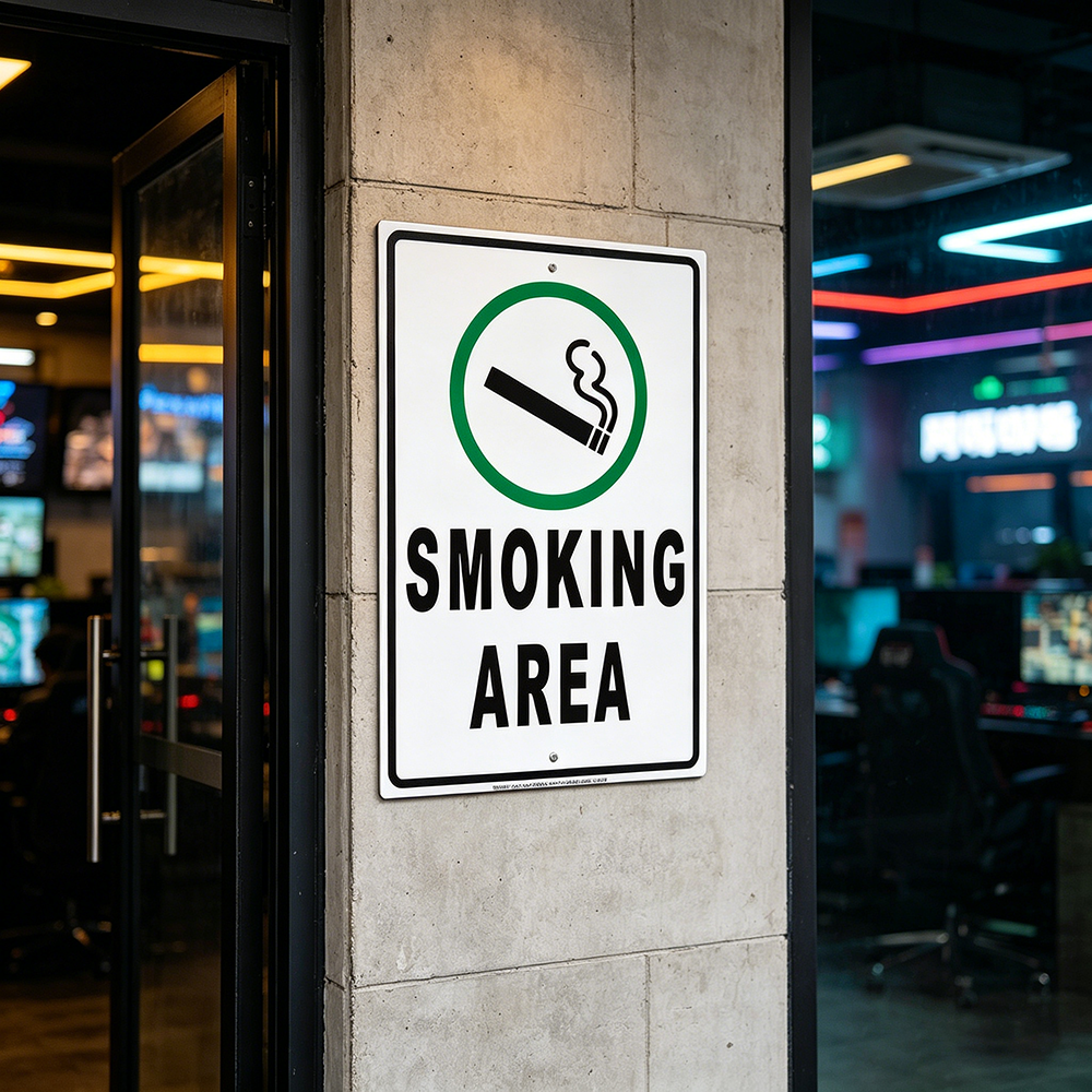 Safety Sign Smoking Vaping All - Vaping Store recensie en prijs