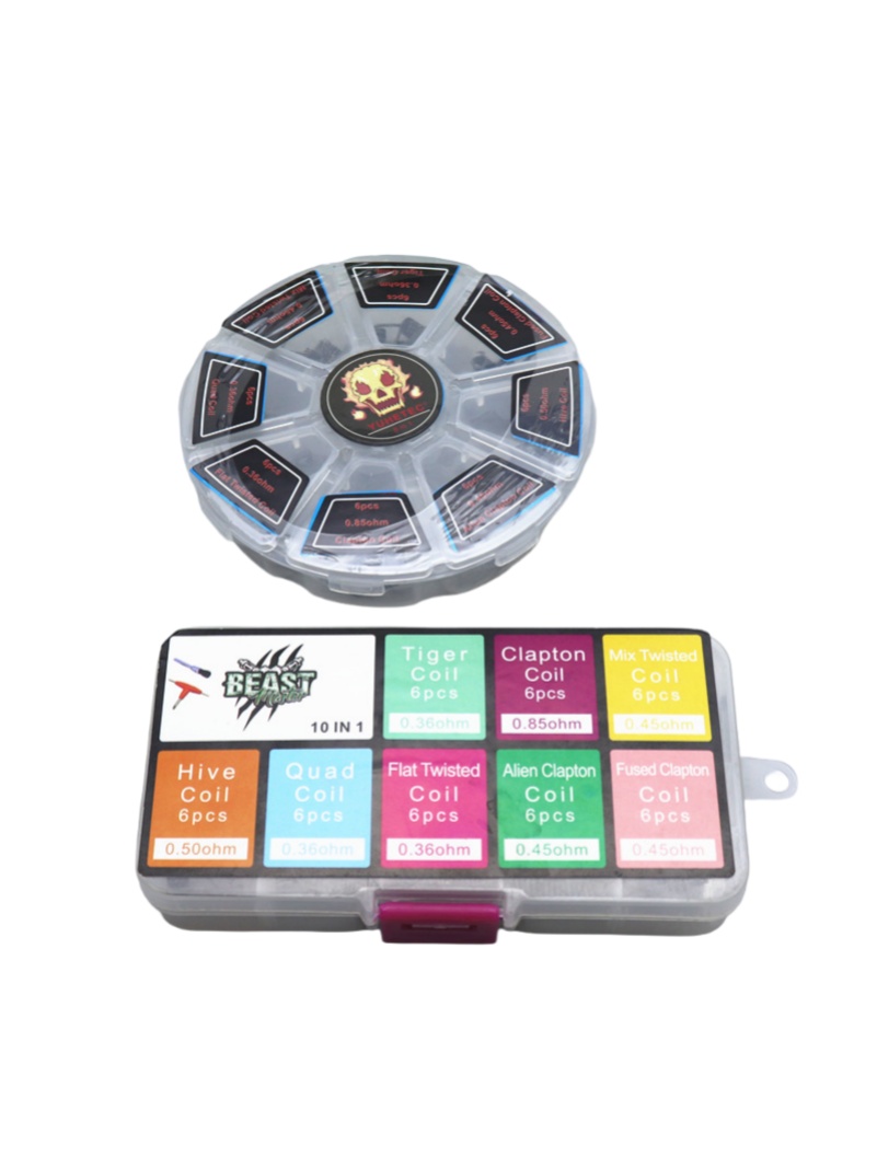 48Pcs/Set Pre Built Coils RTA  - Clapton Wire Pre Built recensie en prijs