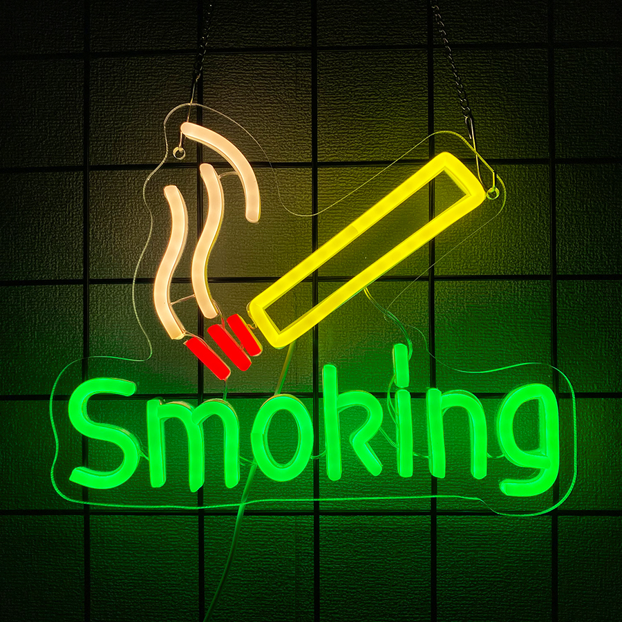 Smoking Neon Sign For Wall Dec - Vape Decoration recensie en prijs