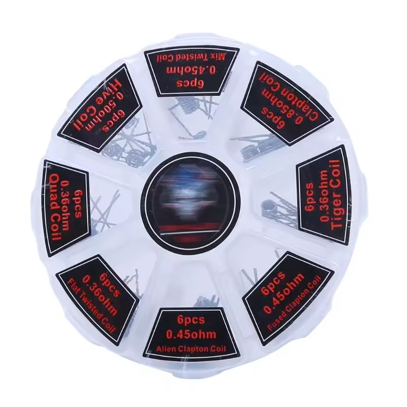 48Pcs/Set Pre Built Coils RTA  - Clapton Wire Pre Built recensie en prijs