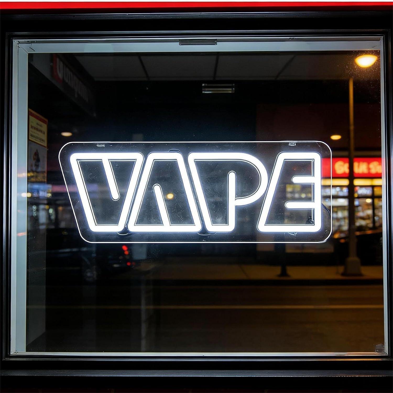 VAPE Neon Sign USB Dimmable LE - Vaping Store recensie en prijs