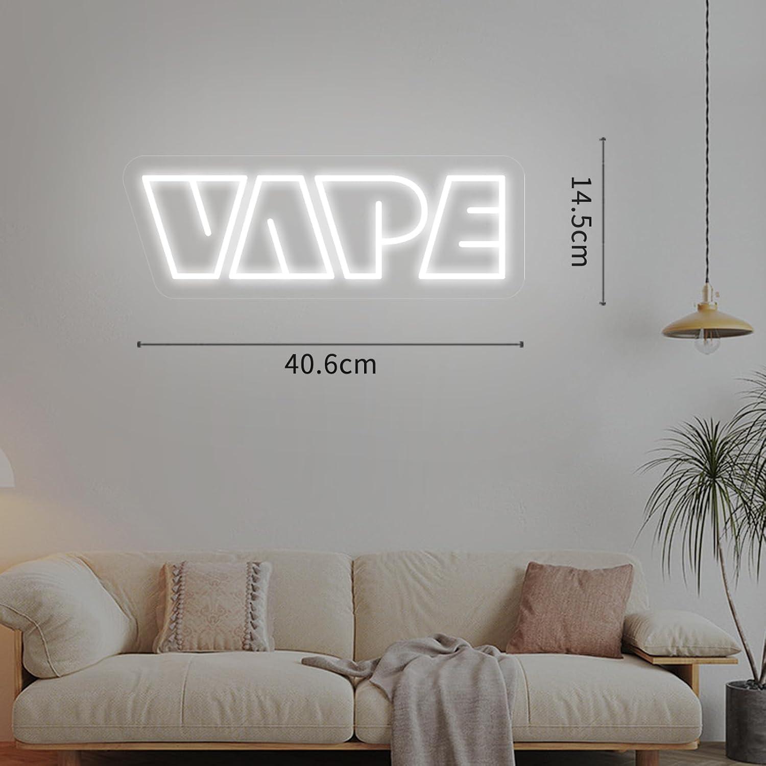 VAPE Neon Sign USB Dimmable LE - Vaping Store recensie en prijs