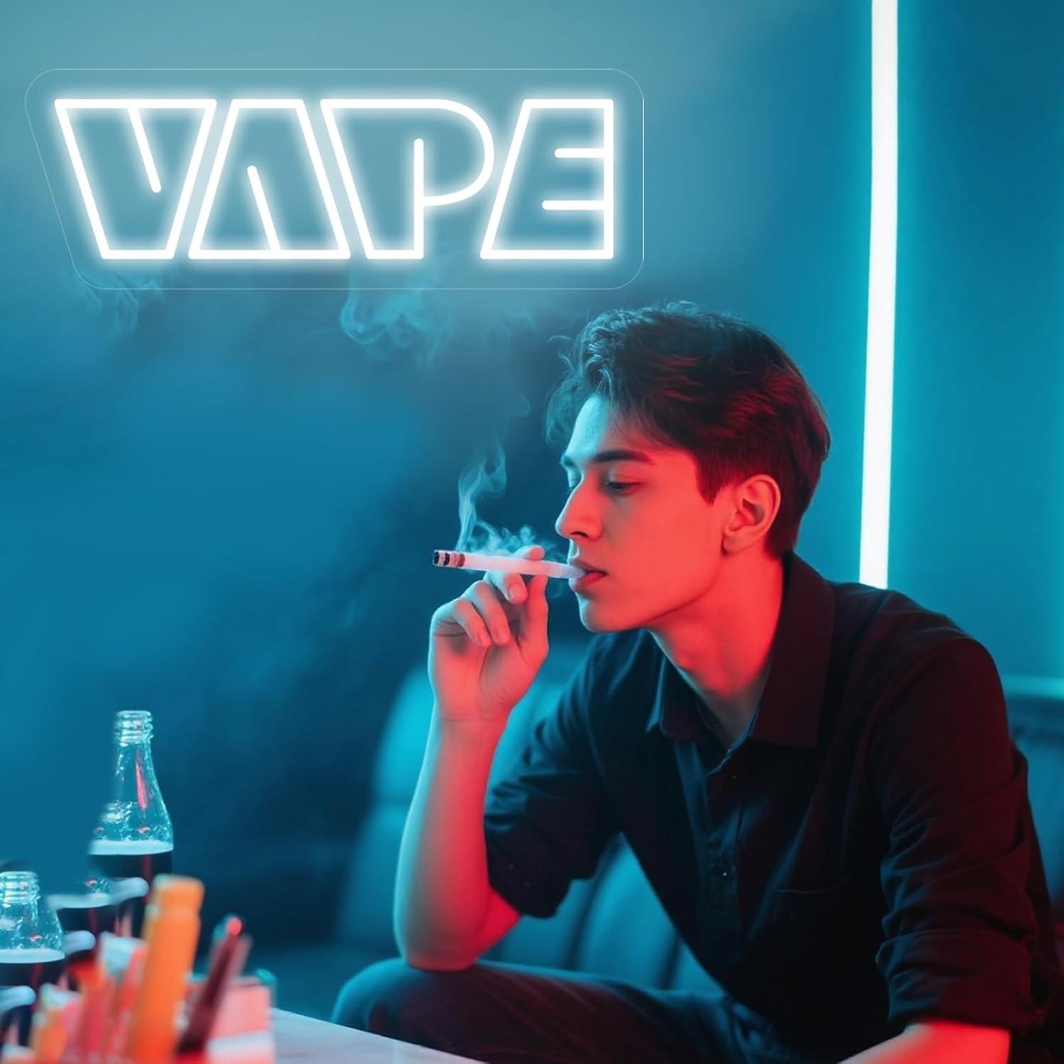 VAPE Neon Sign USB Dimmable LE - Vaping Store recensie en prijs