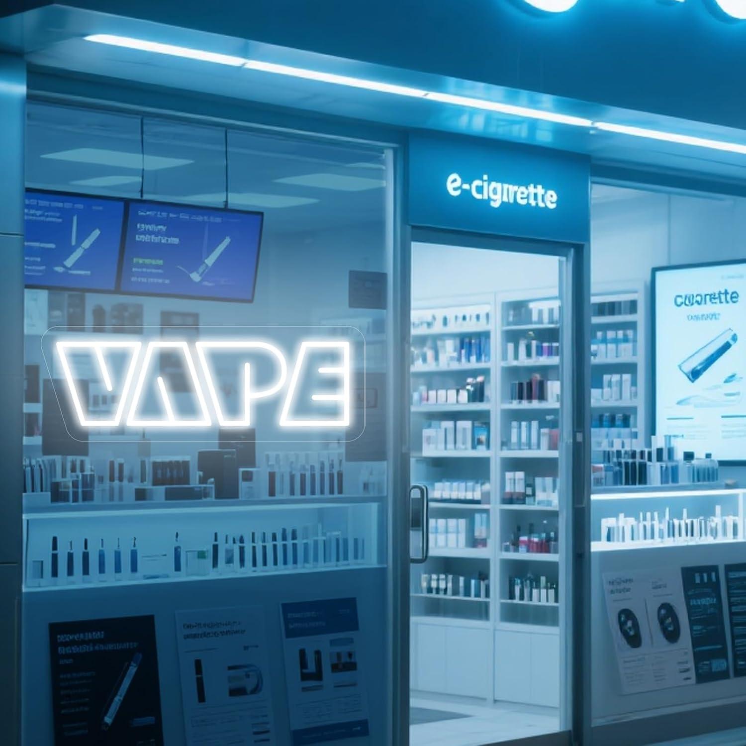 VAPE Neon Sign USB Dimmable LE - Vaping Store recensie en prijs