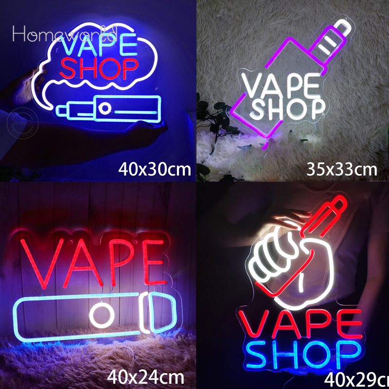 VAPE Shop Neon Sign for Smoke  - Vaping Store recensie en prijs