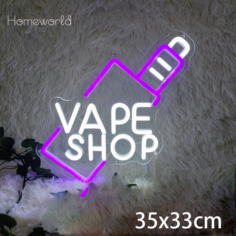 VAPE Shop Neon Sign for Smoke  - Vaping Store recensie en prijs