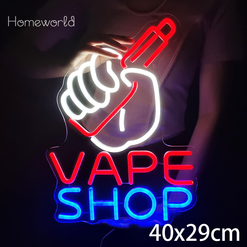 VAPE Shop Neon Sign for Smoke  - Vaping Store recensie en prijs