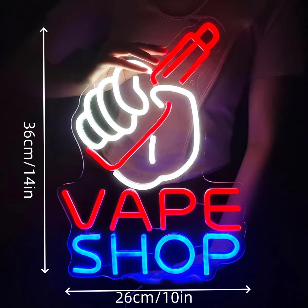 VAPE Shop Neon Sign for Smoke  - Vaping Store recensie en prijs