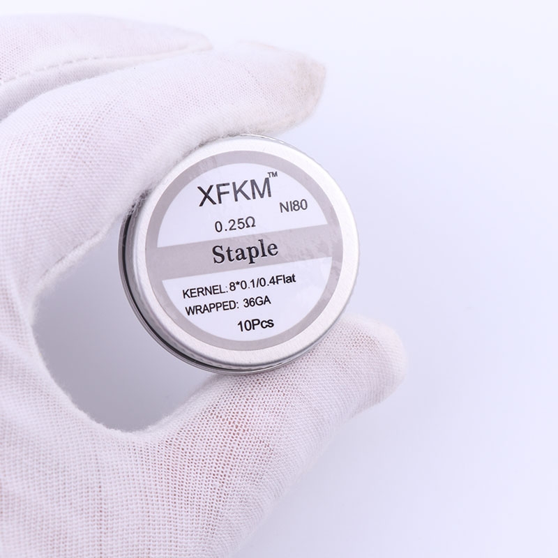 NEW XFKM 10pcs/box NI80 High D - Clapton Wire Pre Built recensie en prijs