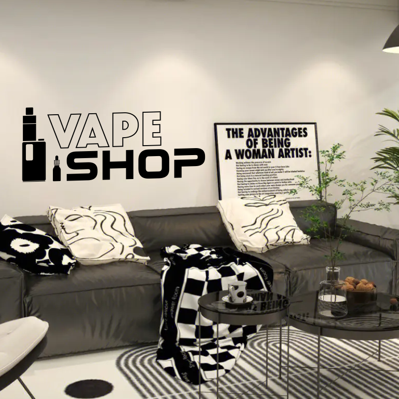 Vinyl Wall Decals Vape Shop Si - Vaping Shop recensie en prijs