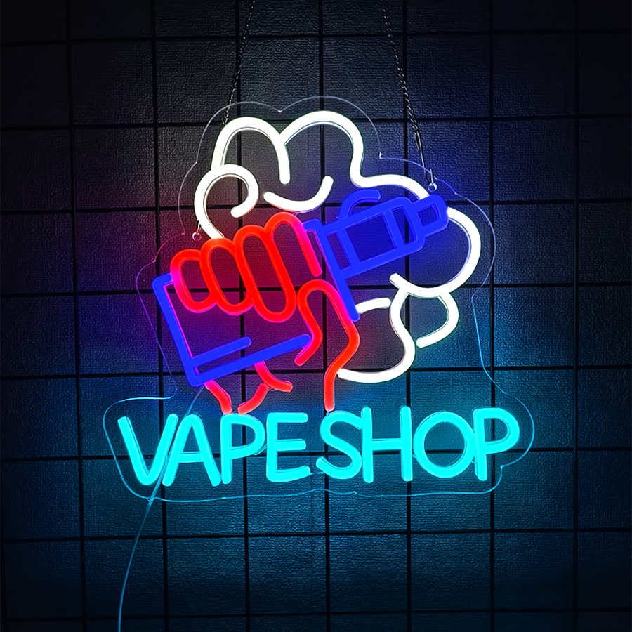 Smoke Series Neon Sign For Wal - Vaping Shop recensie en prijs