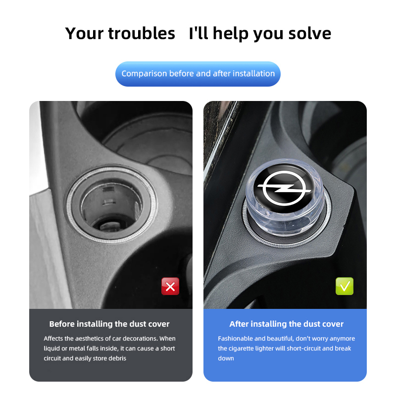 Car Cigarette Lighter Cover Du - Vape Decoration recensie en prijs
